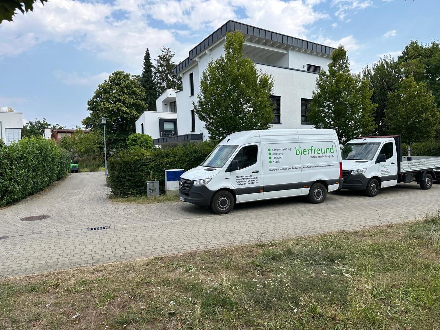 Abwassersanierung mit Betonschnitt und Tiefbau